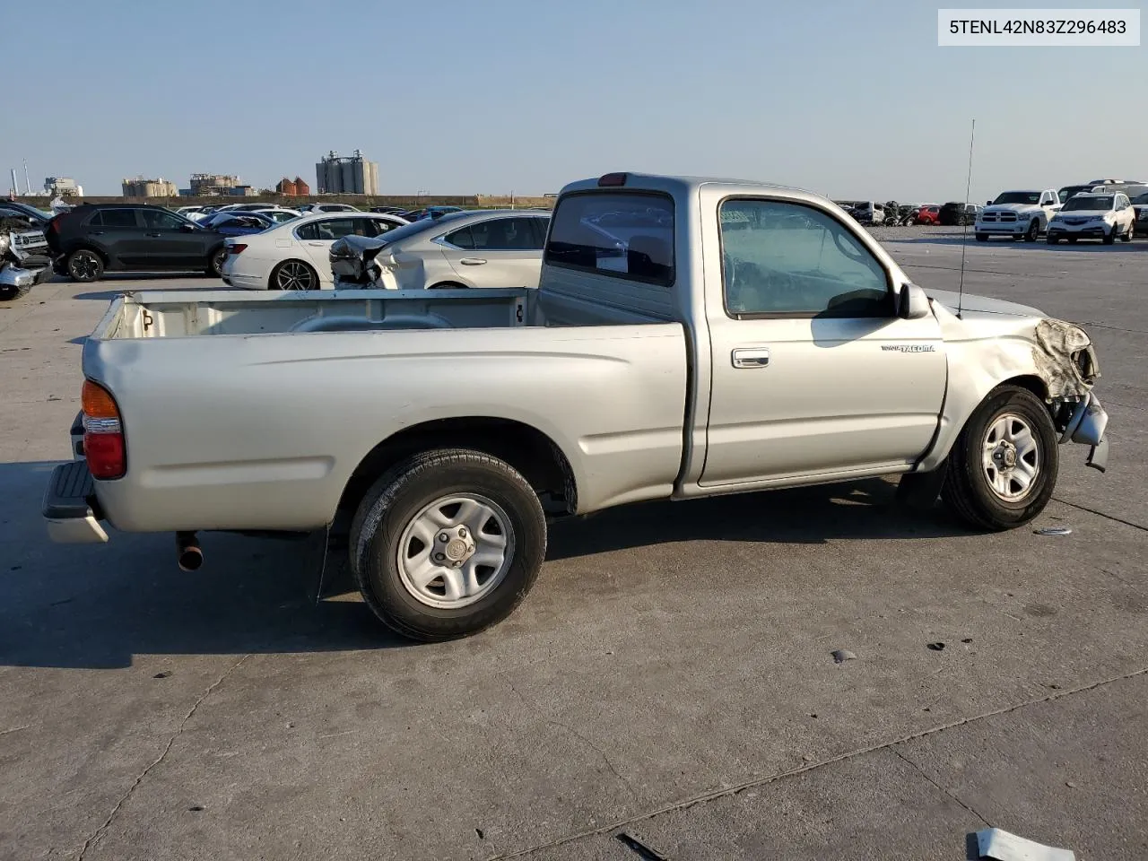 2003 Toyota Tacoma VIN: 5TENL42N83Z296483 Lot: 75332794