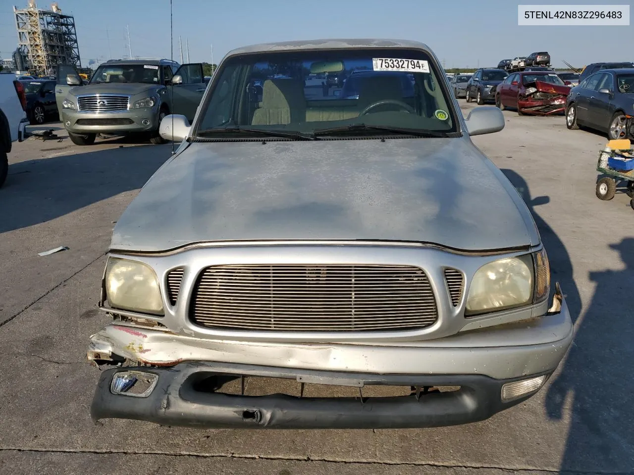 2003 Toyota Tacoma VIN: 5TENL42N83Z296483 Lot: 75332794