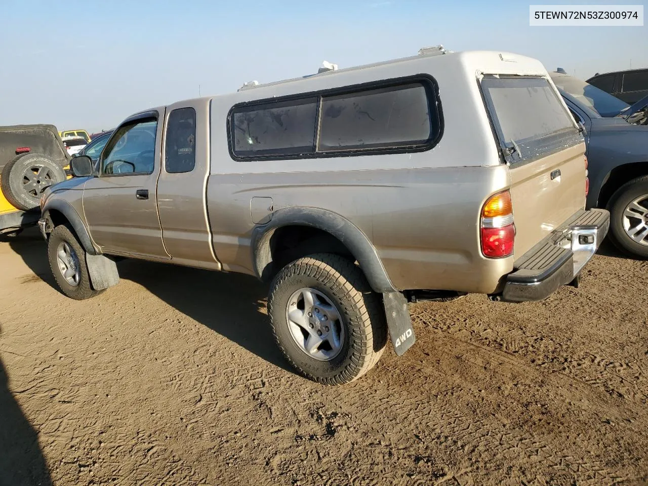 2003 Toyota Tacoma Xtracab VIN: 5TEWN72N53Z300974 Lot: 75544004