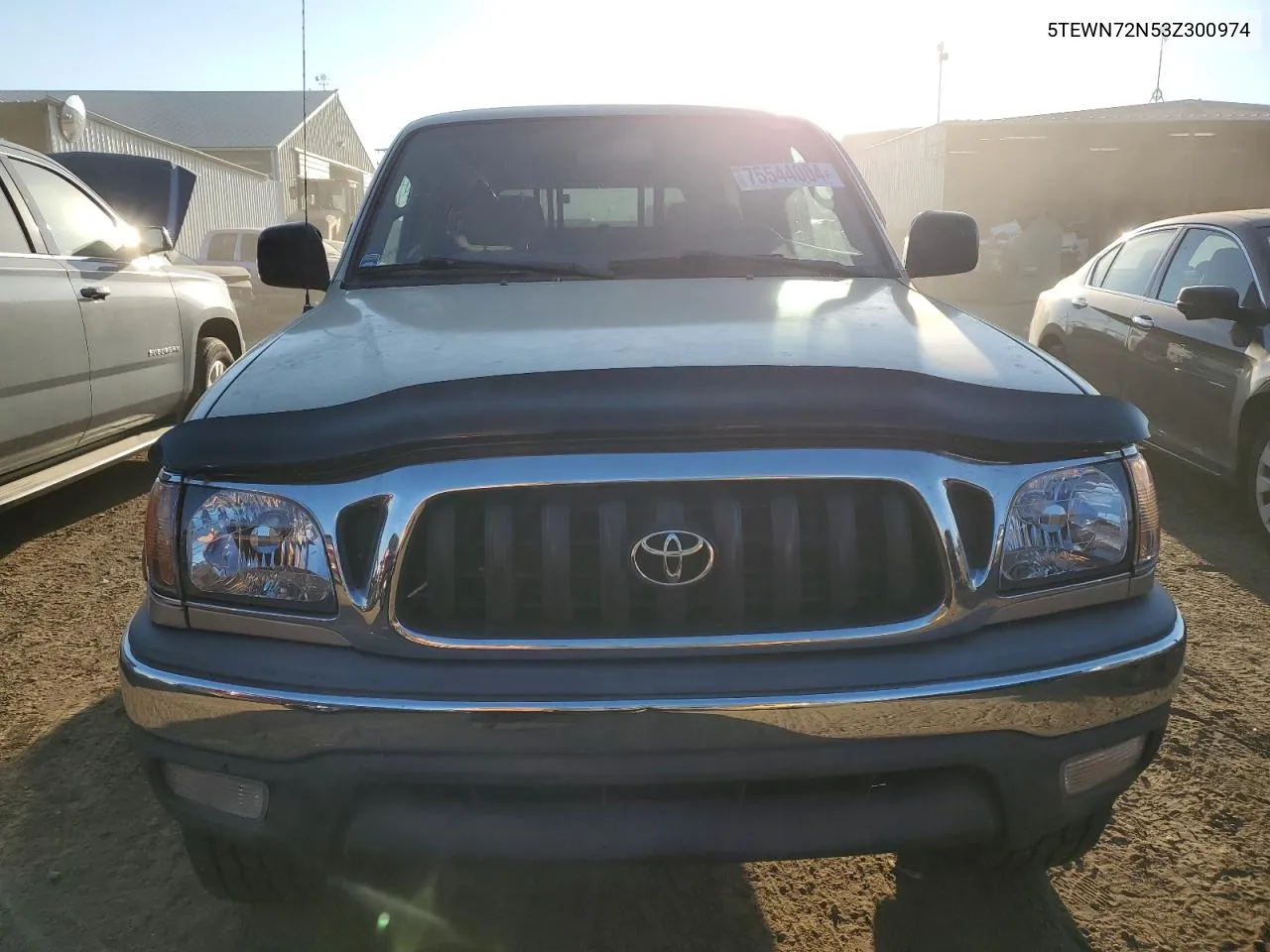 2003 Toyota Tacoma Xtracab VIN: 5TEWN72N53Z300974 Lot: 75544004