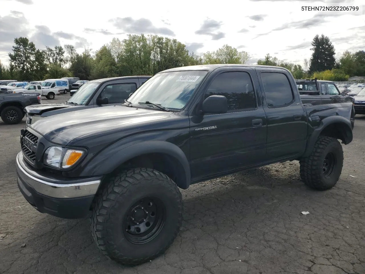 2003 Toyota Tacoma Double Cab VIN: 5TEHN72N23Z206799 Lot: 75561044