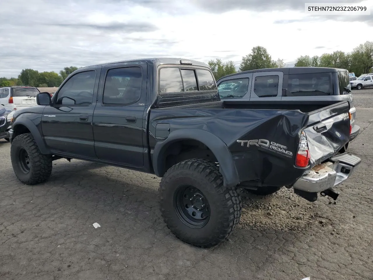 2003 Toyota Tacoma Double Cab VIN: 5TEHN72N23Z206799 Lot: 75561044