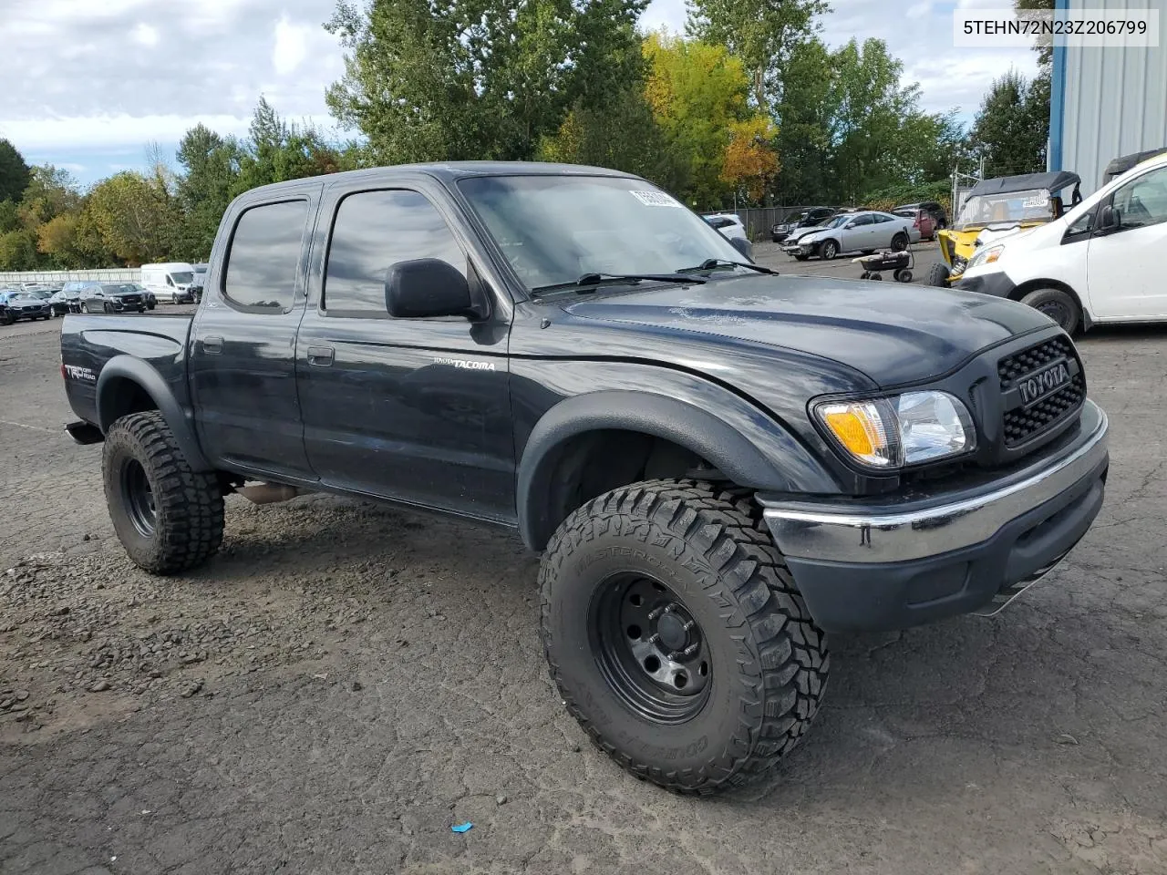 2003 Toyota Tacoma Double Cab VIN: 5TEHN72N23Z206799 Lot: 75561044