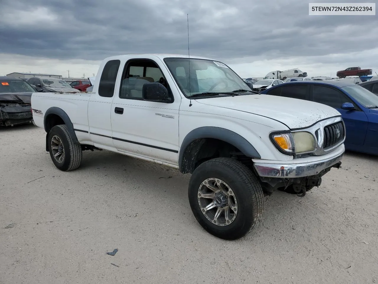 2003 Toyota Tacoma Xtracab VIN: 5TEWN72N43Z262394 Lot: 75618644