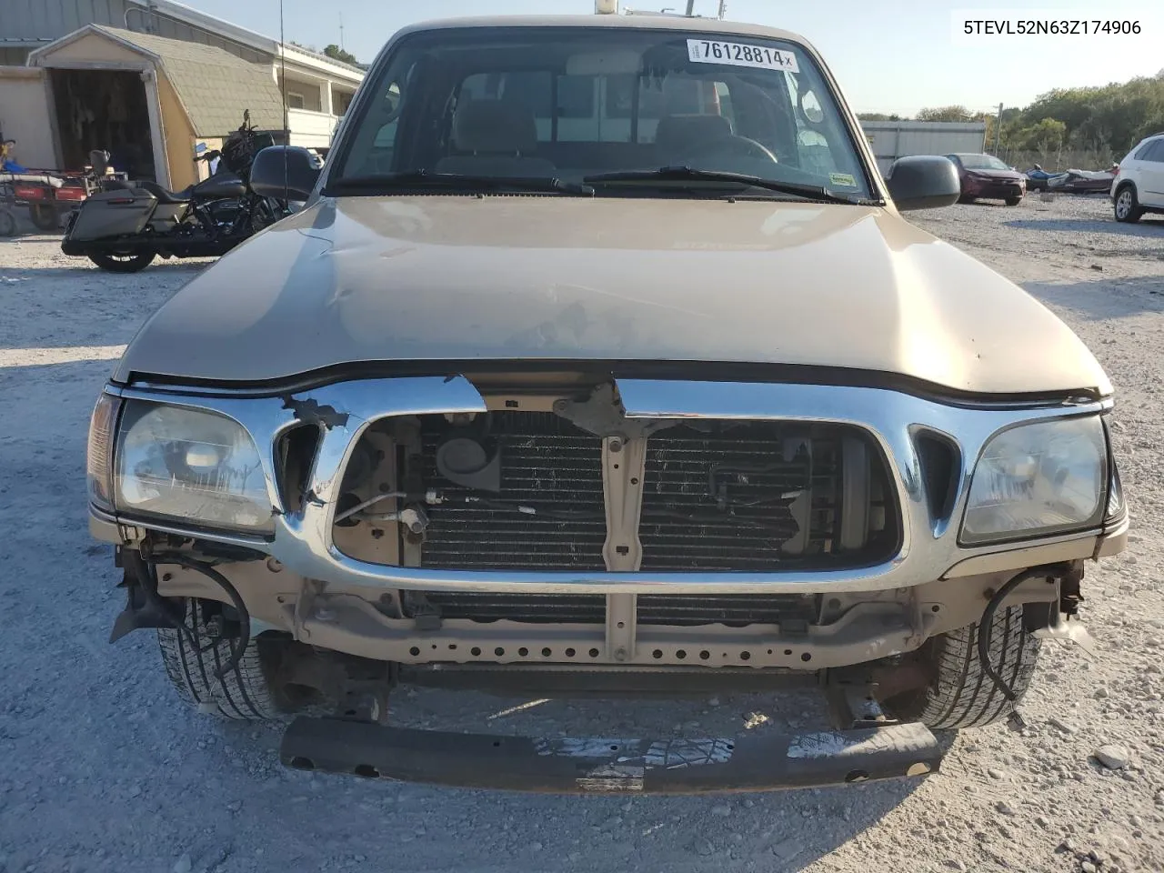 2003 Toyota Tacoma Xtracab VIN: 5TEVL52N63Z174906 Lot: 76128814