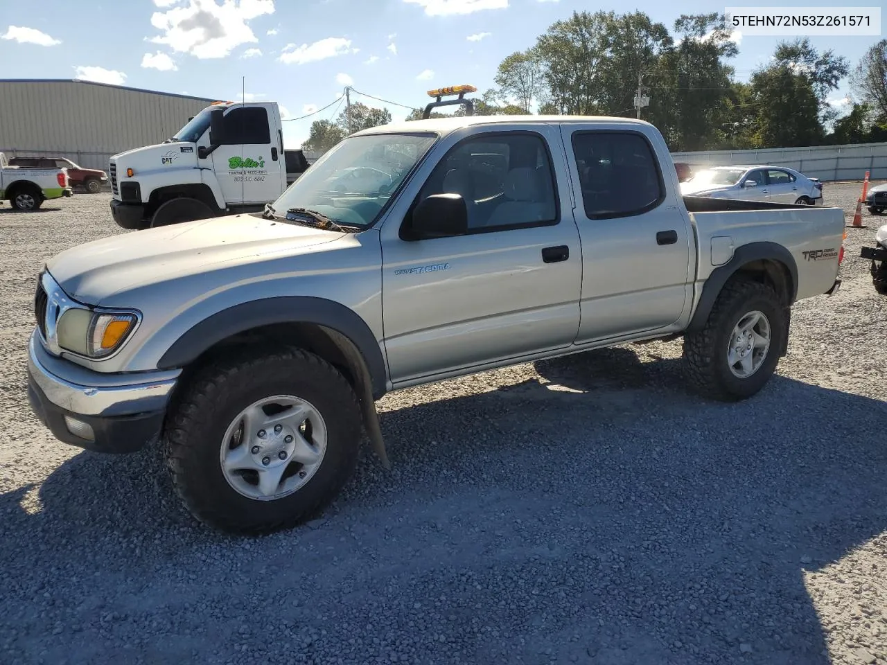 2003 Toyota Tacoma Double Cab VIN: 5TEHN72N53Z261571 Lot: 76401264