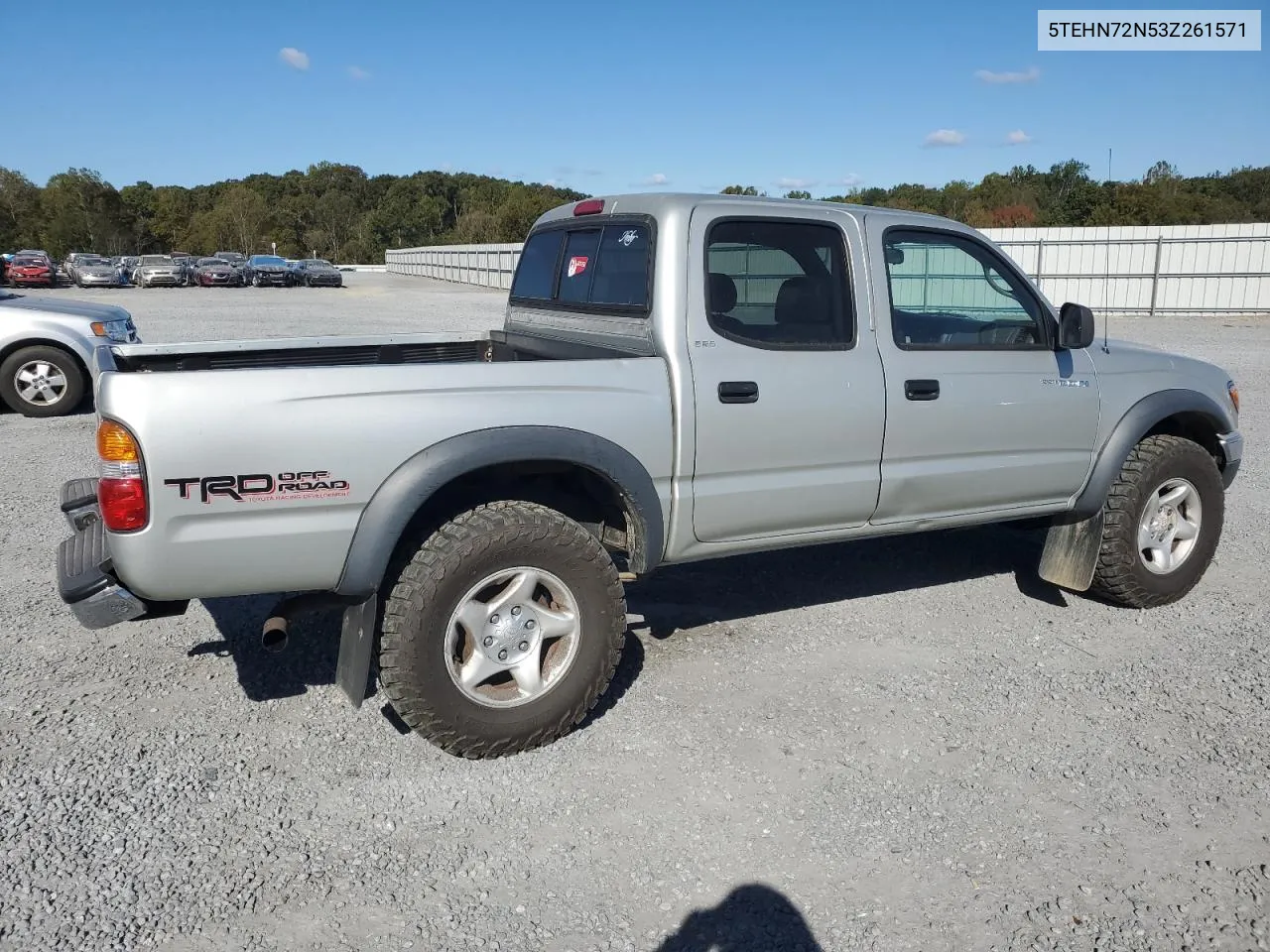 2003 Toyota Tacoma Double Cab VIN: 5TEHN72N53Z261571 Lot: 76401264