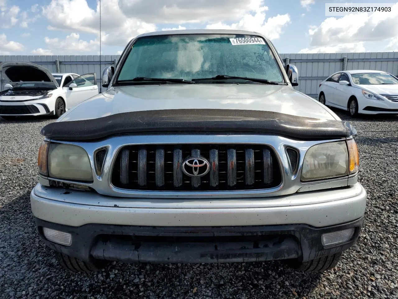 2003 Toyota Tacoma Double Cab Prerunner VIN: 5TEGN92N83Z174903 Lot: 76500944