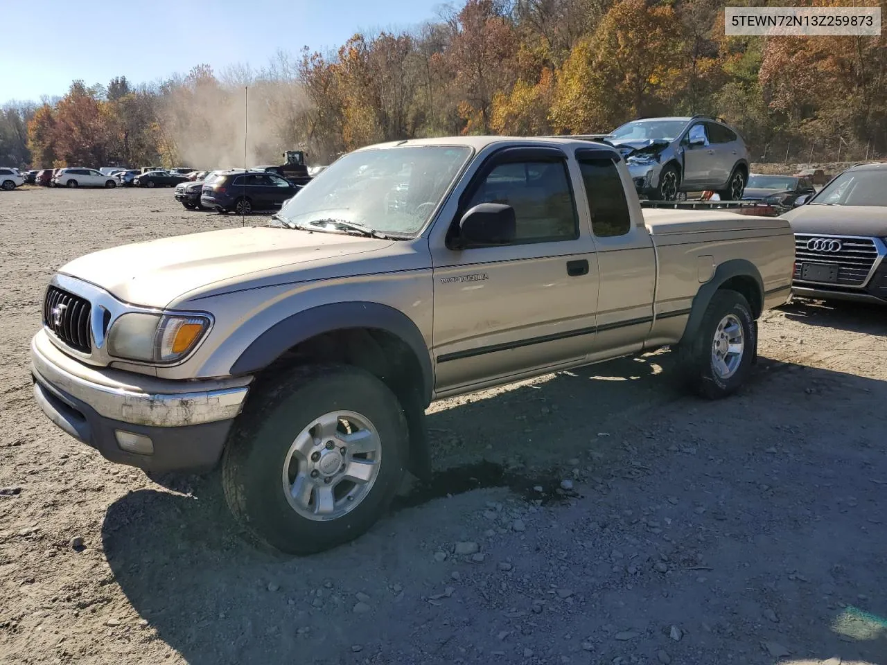 2003 Toyota Tacoma Xtracab VIN: 5TEWN72N13Z259873 Lot: 76697694