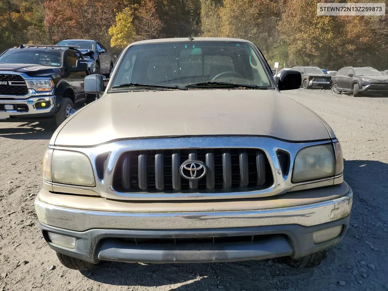 2003 Toyota Tacoma Xtracab VIN: 5TEWN72N13Z259873 Lot: 76697694