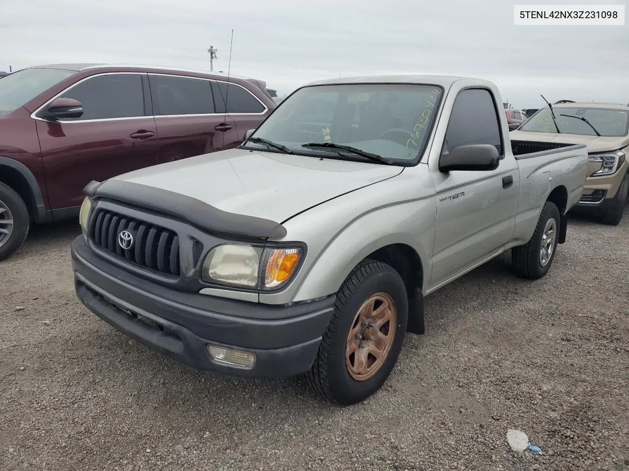 2003 Toyota Tacoma VIN: 5TENL42NX3Z231098 Lot: 76730484