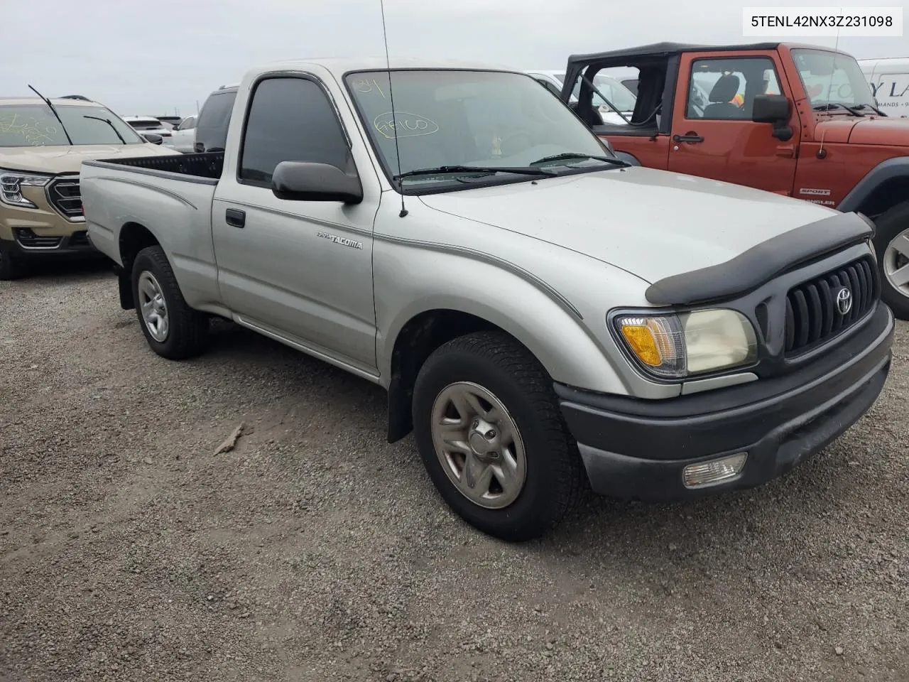 2003 Toyota Tacoma VIN: 5TENL42NX3Z231098 Lot: 76730484