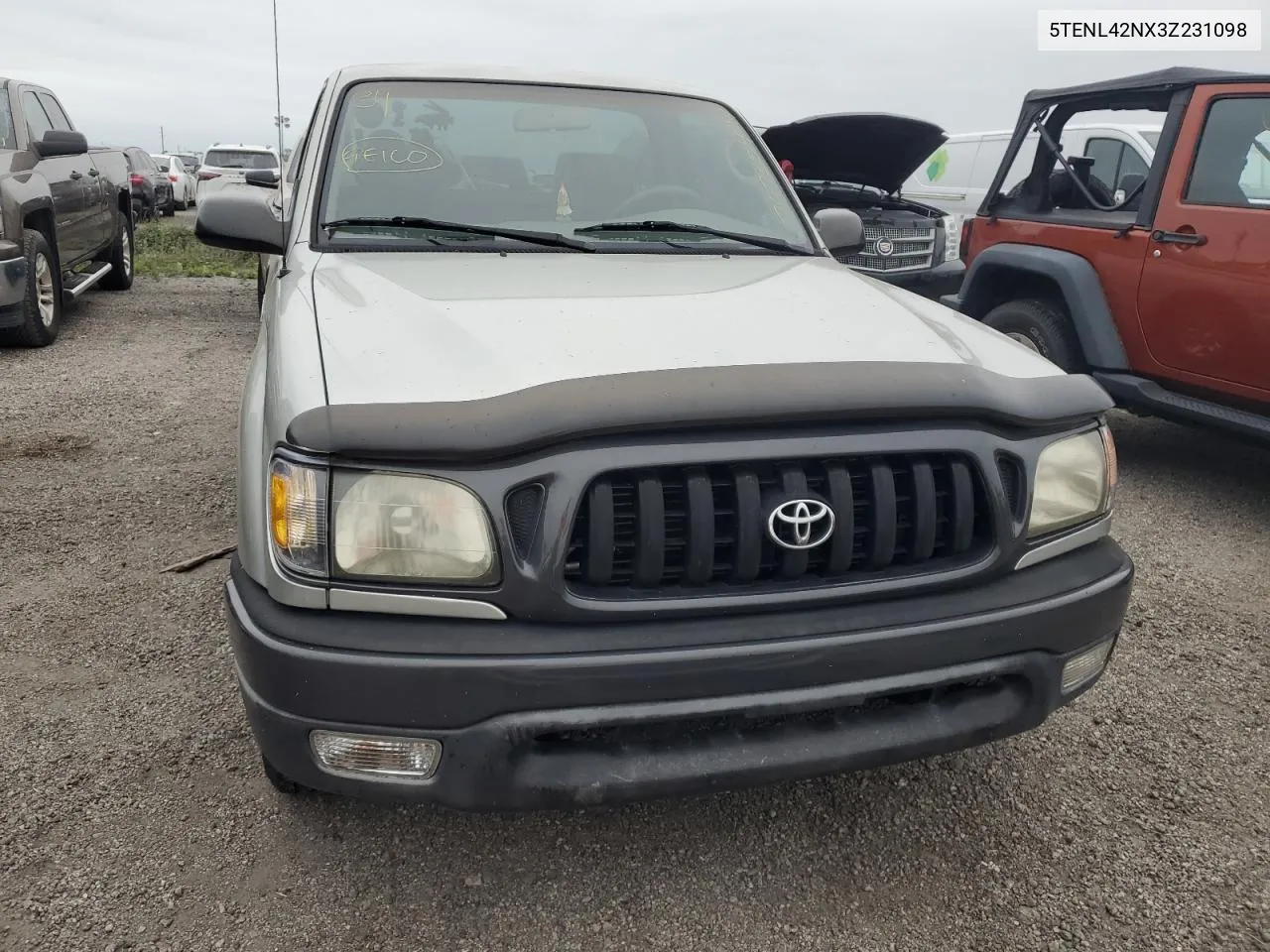 2003 Toyota Tacoma VIN: 5TENL42NX3Z231098 Lot: 76730484