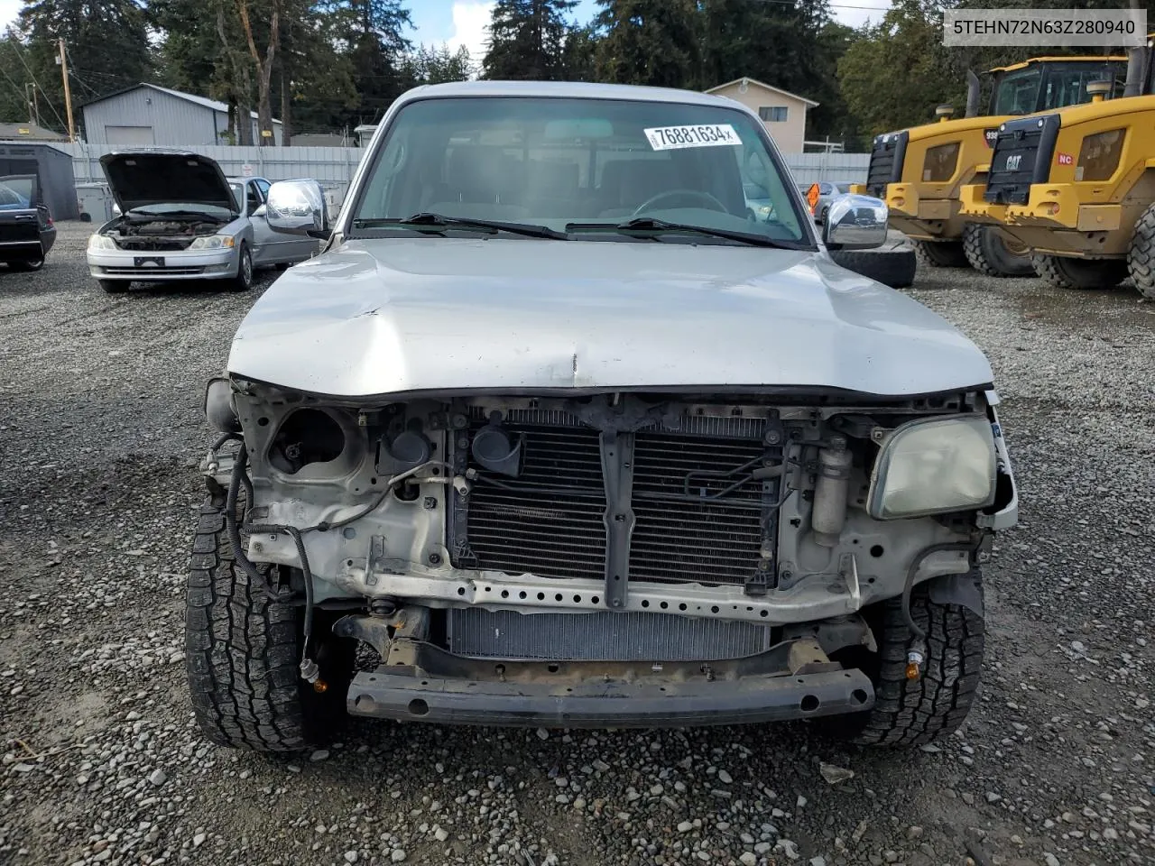 2003 Toyota Tacoma Double Cab VIN: 5TEHN72N63Z280940 Lot: 76881634