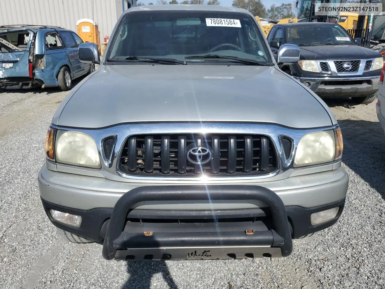 2003 Toyota Tacoma Double Cab Prerunner VIN: 5TEGN92N23Z147518 Lot: 78081584