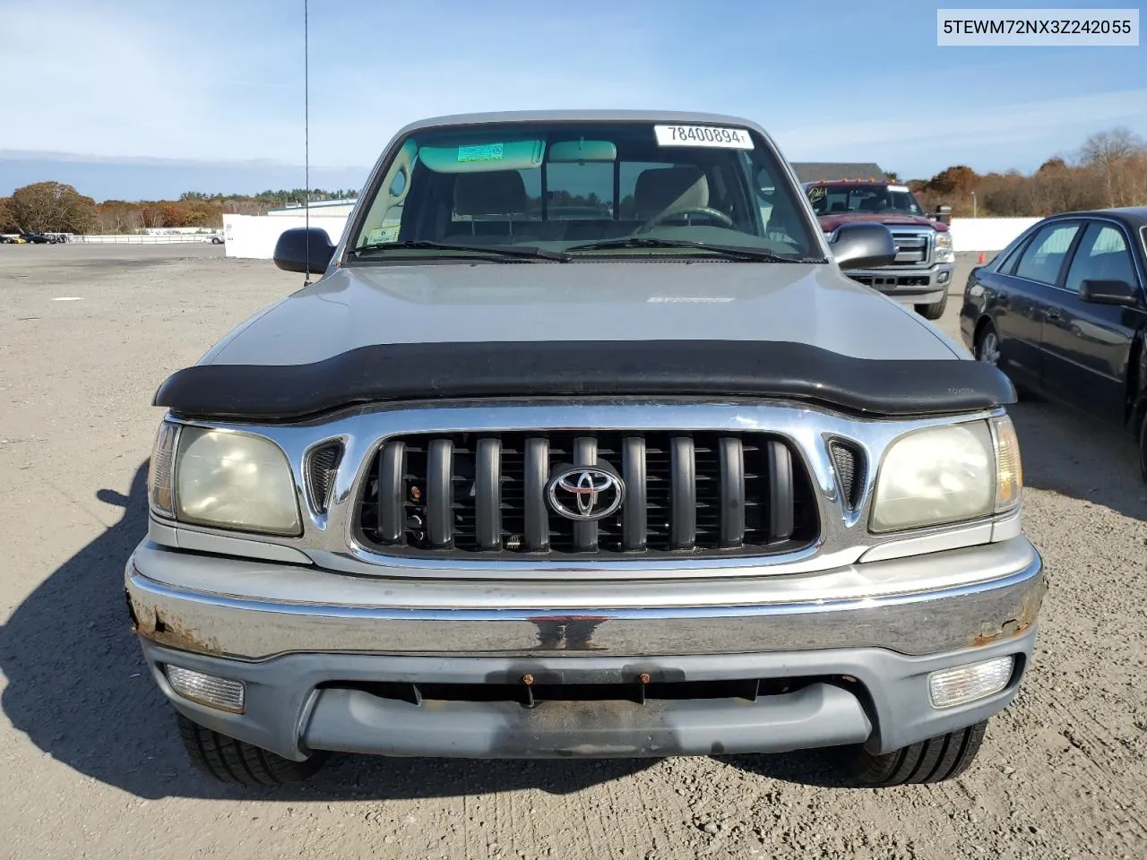 2003 Toyota Tacoma Xtracab VIN: 5TEWM72NX3Z242055 Lot: 78400894