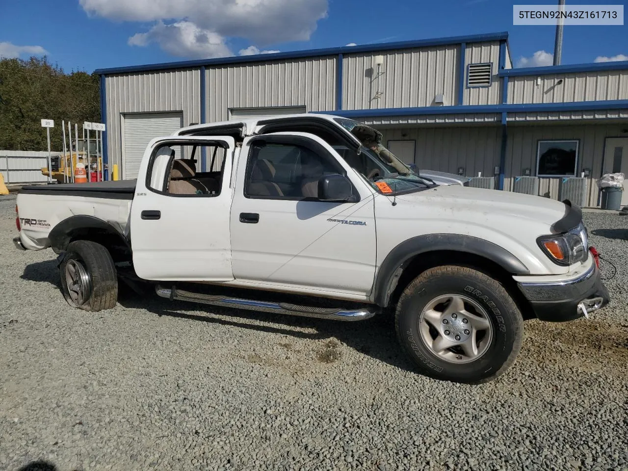 2003 Toyota Tacoma Double Cab Prerunner VIN: 5TEGN92N43Z161713 Lot: 78711314