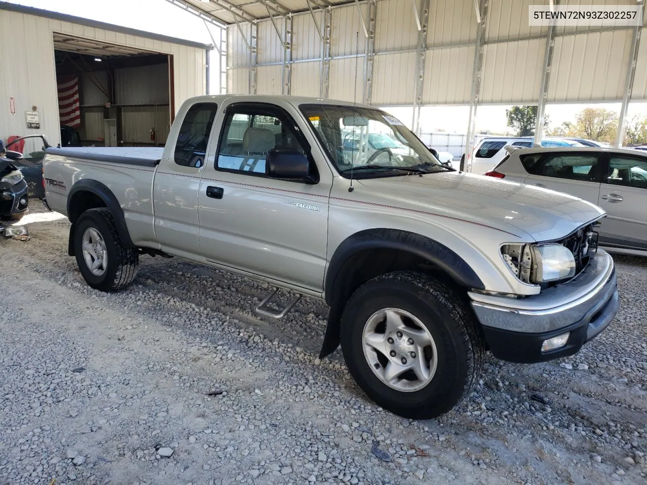 2003 Toyota Tacoma Xtracab VIN: 5TEWN72N93Z302257 Lot: 78842454