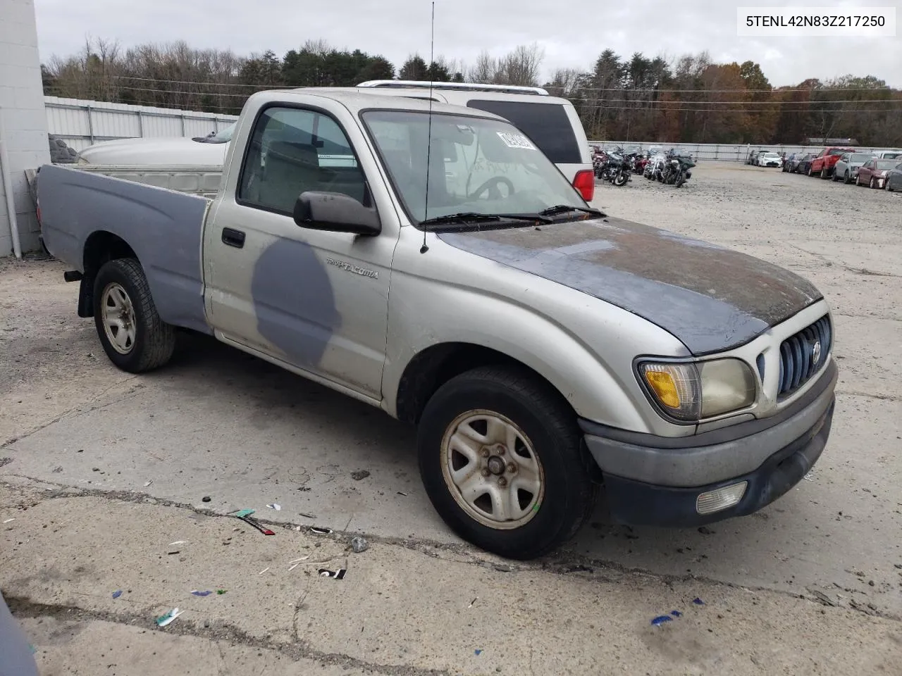 2003 Toyota Tacoma VIN: 5TENL42N83Z217250 Lot: 79424934