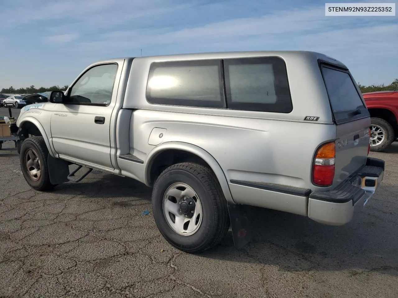 2003 Toyota Tacoma Prerunner VIN: 5TENM92N93Z225352 Lot: 79555724