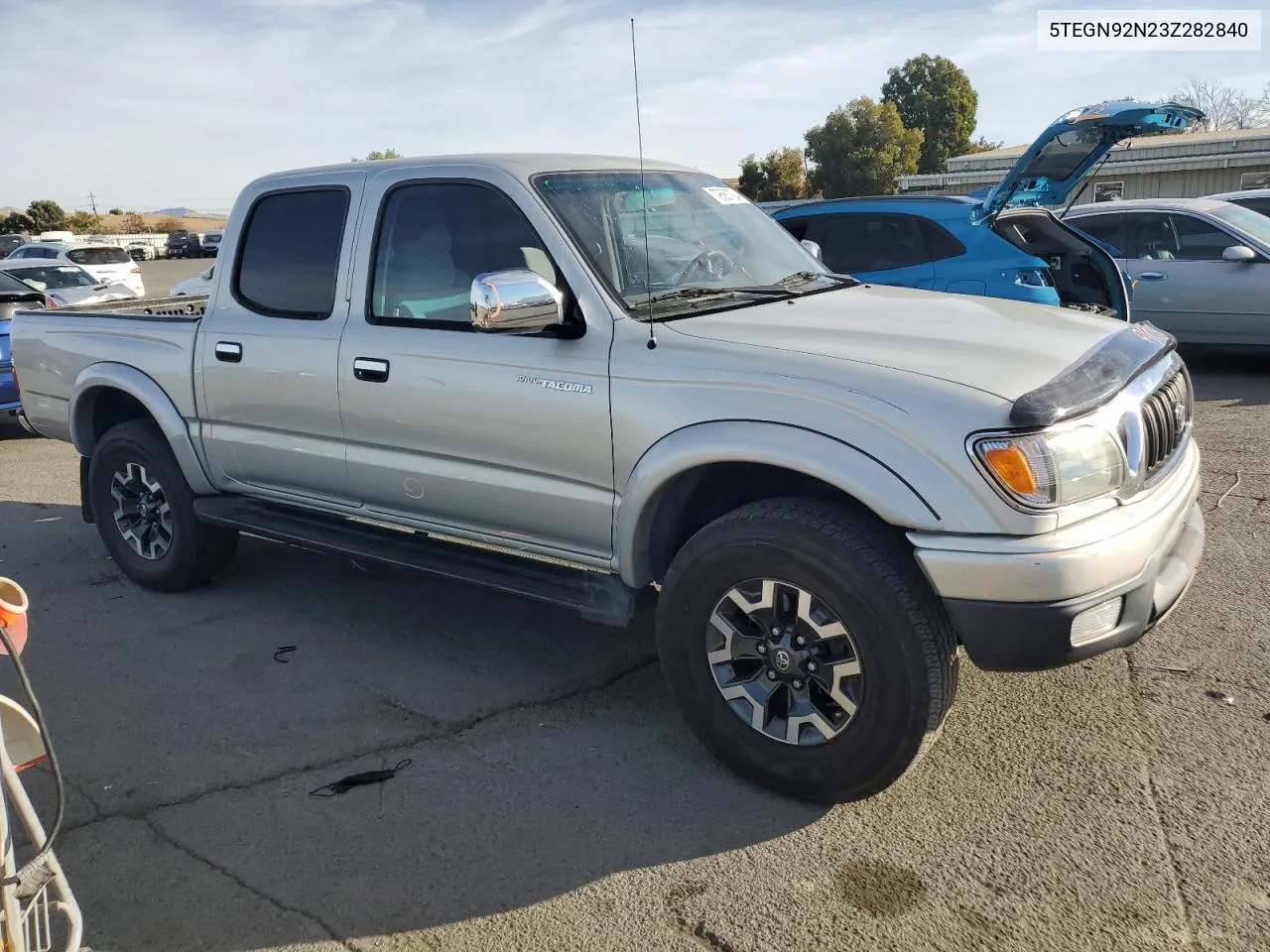 2003 Toyota Tacoma Double Cab Prerunner VIN: 5TEGN92N23Z282840 Lot: 79560724