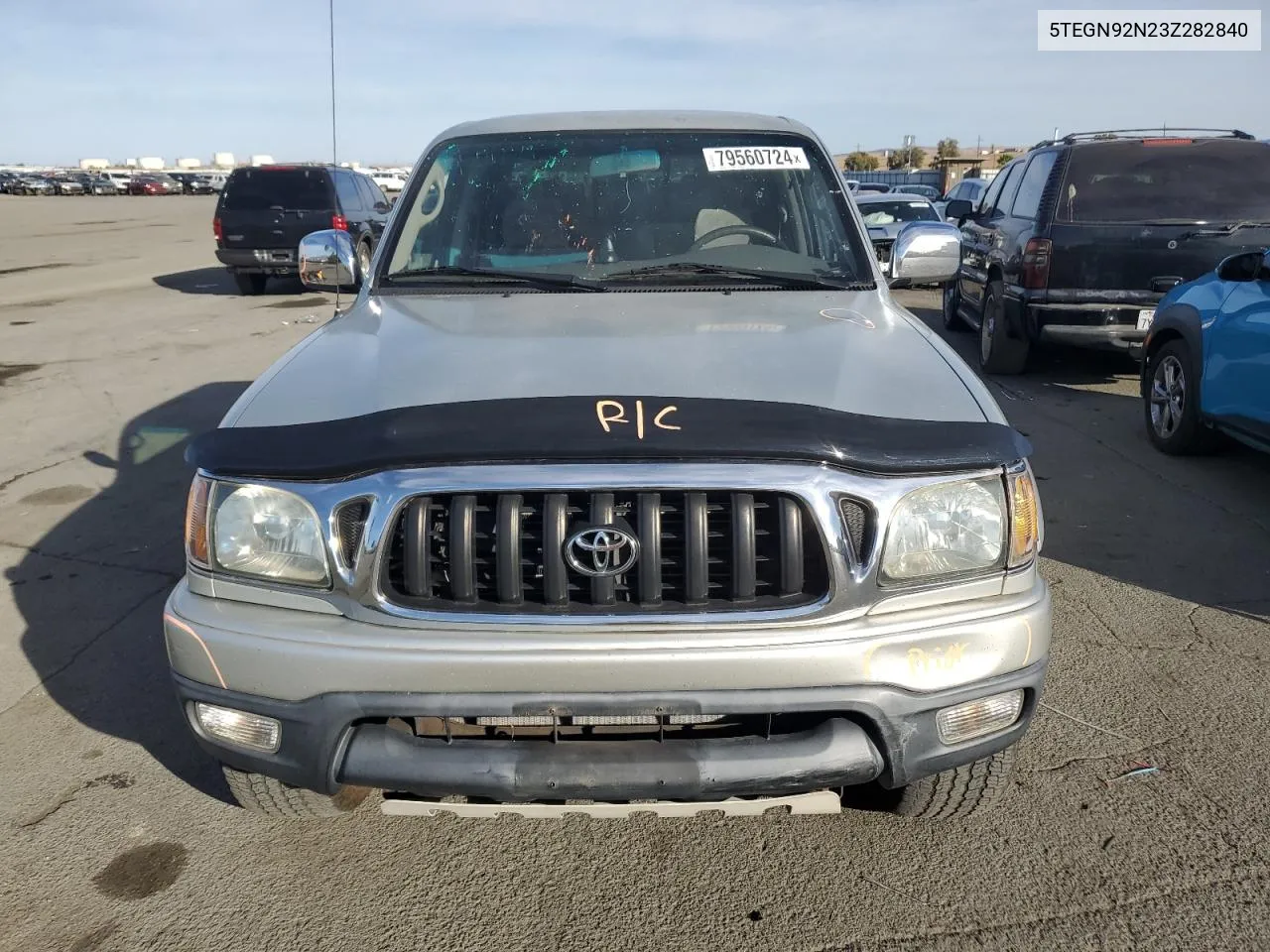 2003 Toyota Tacoma Double Cab Prerunner VIN: 5TEGN92N23Z282840 Lot: 79560724