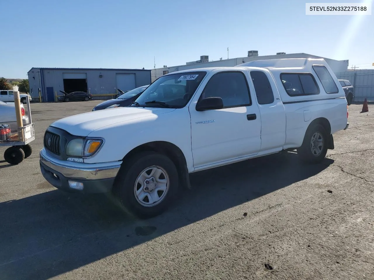 2003 Toyota Tacoma Xtracab VIN: 5TEVL52N33Z275188 Lot: 79927964