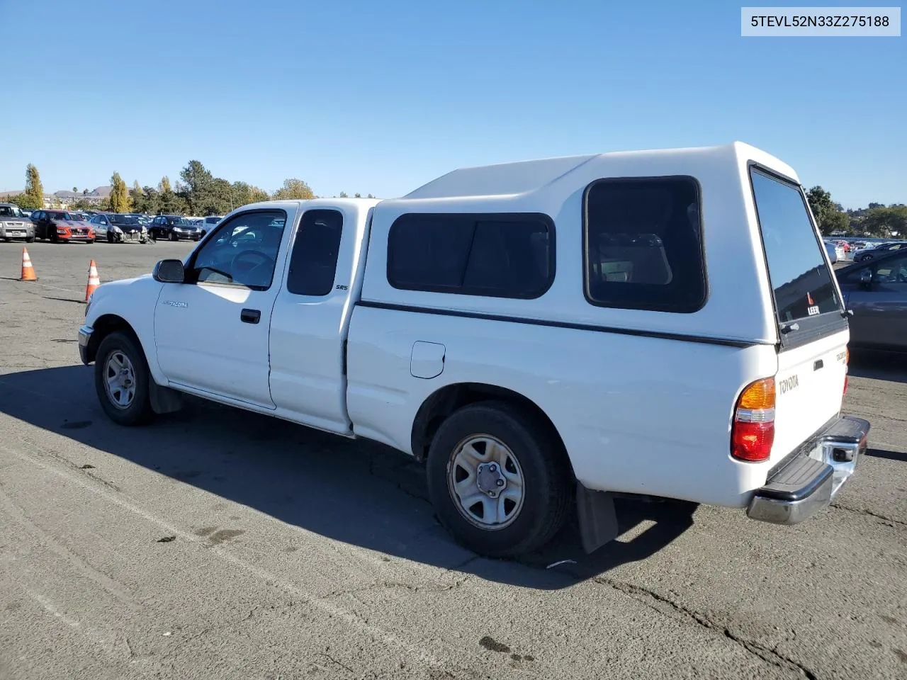 2003 Toyota Tacoma Xtracab VIN: 5TEVL52N33Z275188 Lot: 79927964