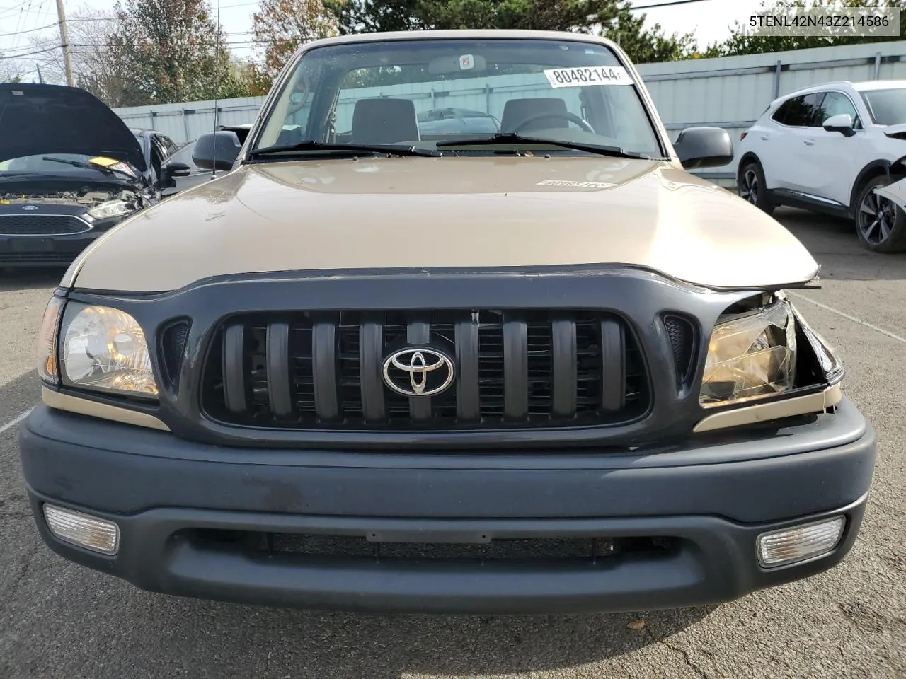 2003 Toyota Tacoma VIN: 5TENL42N43Z214586 Lot: 80482144