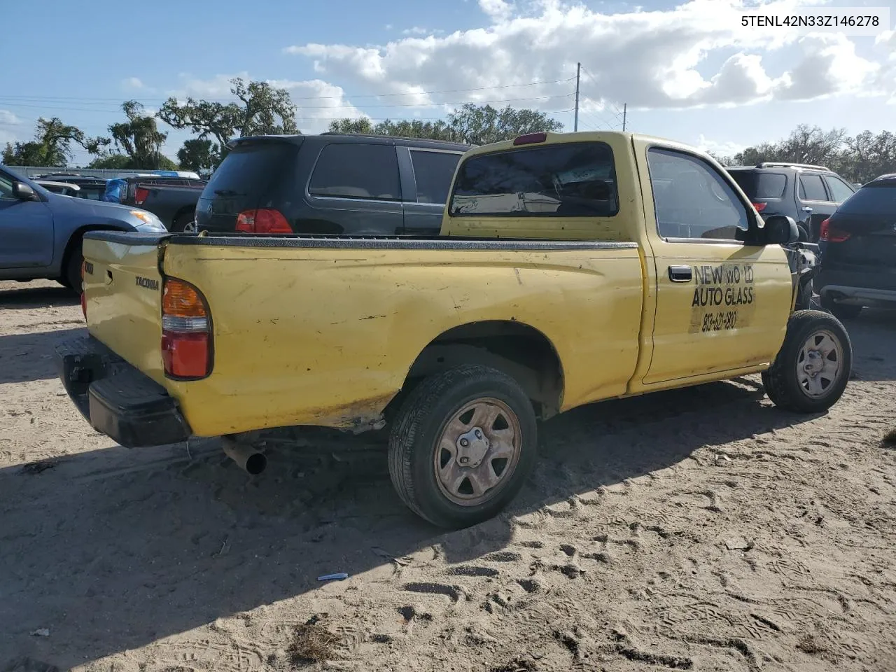 2003 Toyota Tacoma VIN: 5TENL42N33Z146278 Lot: 80547984