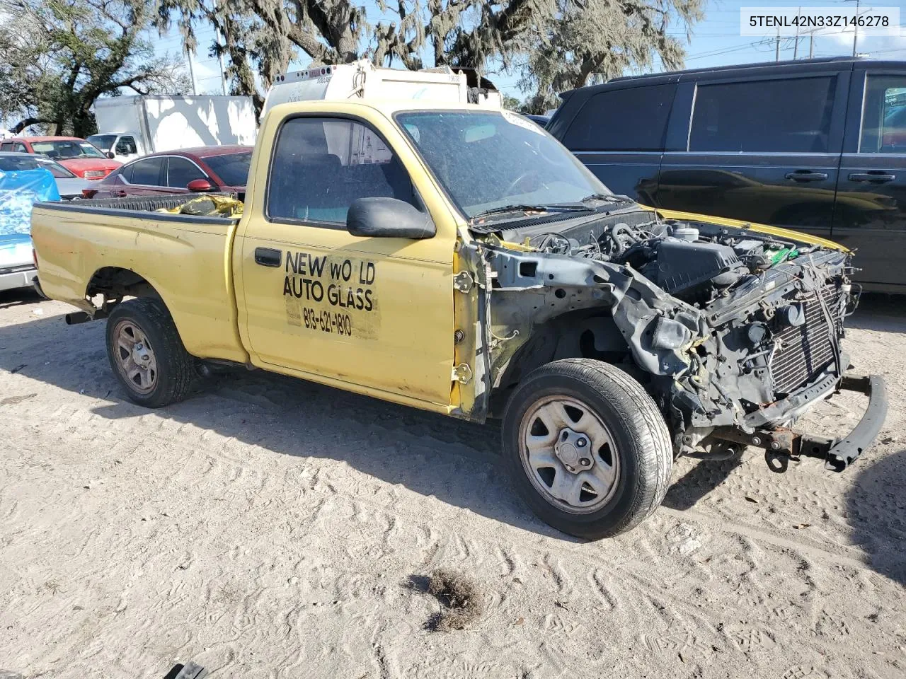 2003 Toyota Tacoma VIN: 5TENL42N33Z146278 Lot: 80547984