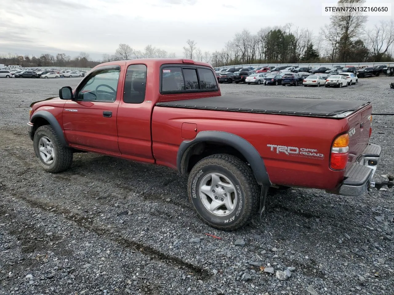 2003 Toyota Tacoma Xtracab VIN: 5TEWN72N13Z160650 Lot: 80634184