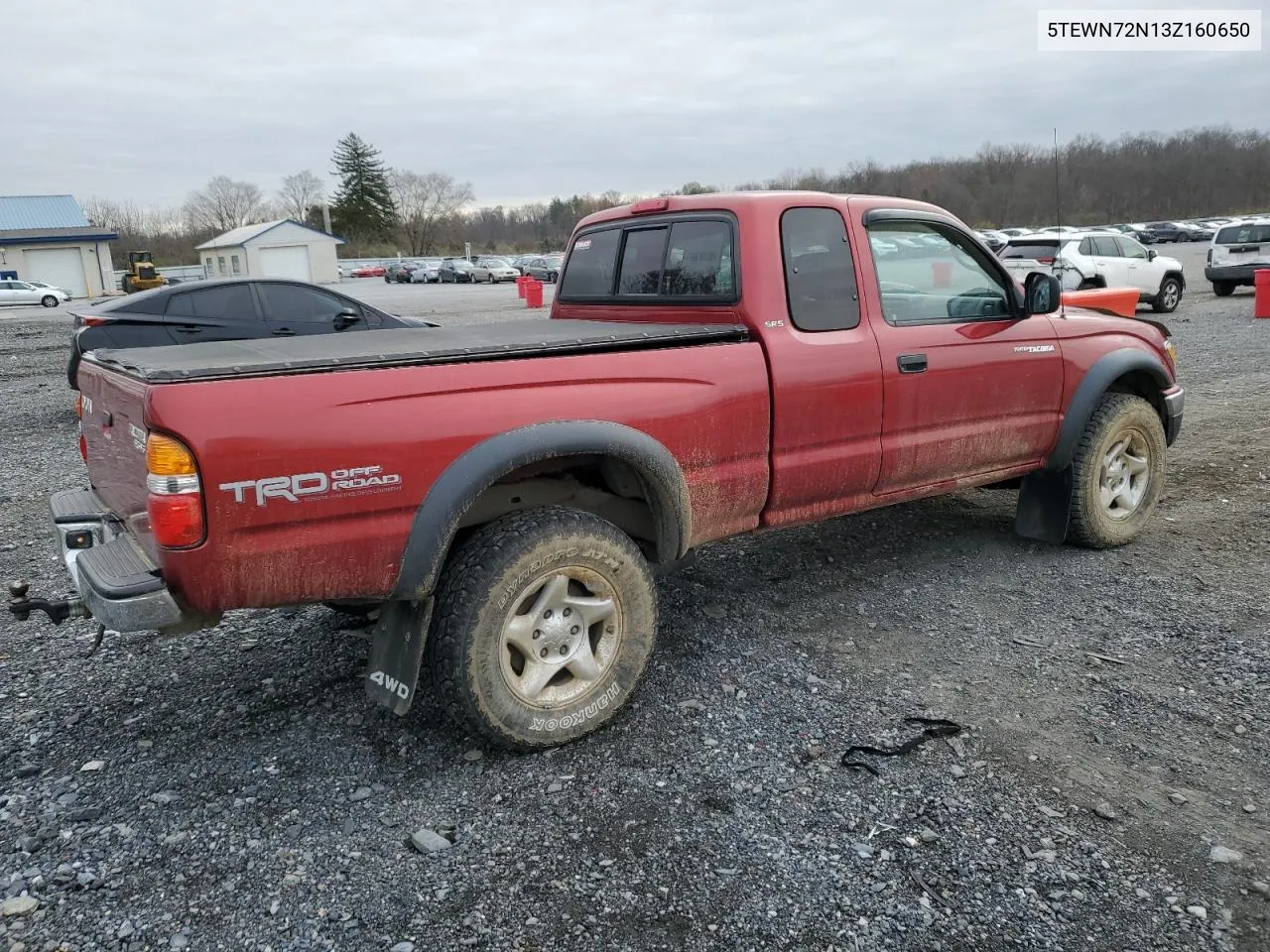 2003 Toyota Tacoma Xtracab VIN: 5TEWN72N13Z160650 Lot: 80634184