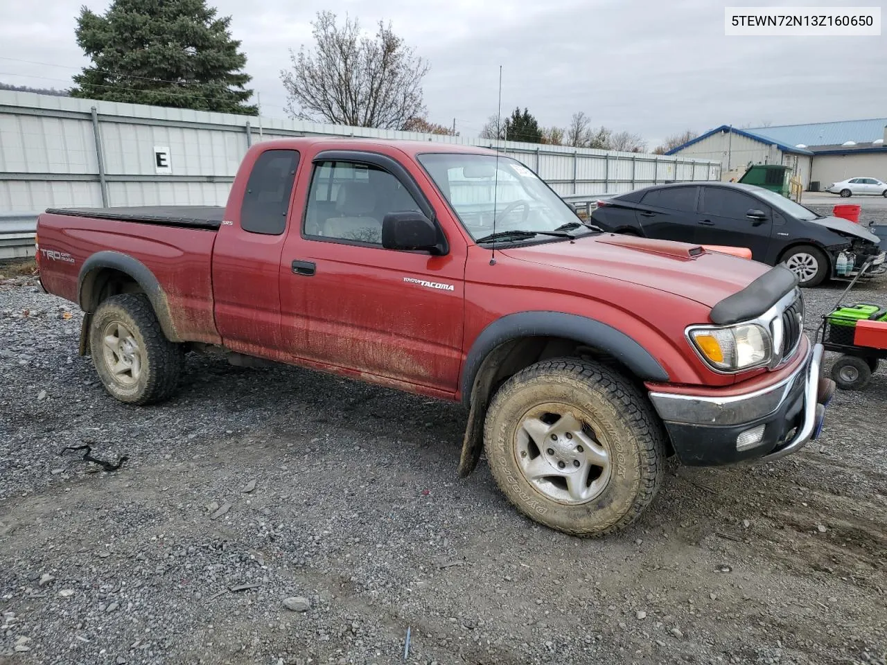 2003 Toyota Tacoma Xtracab VIN: 5TEWN72N13Z160650 Lot: 80634184