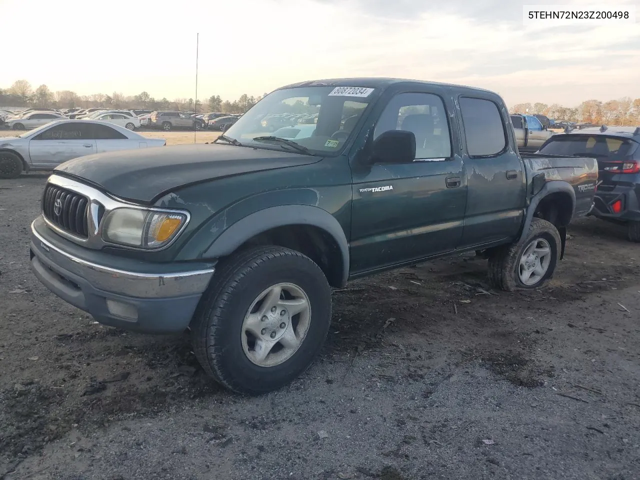 2003 Toyota Tacoma Double Cab VIN: 5TEHN72N23Z200498 Lot: 80872034