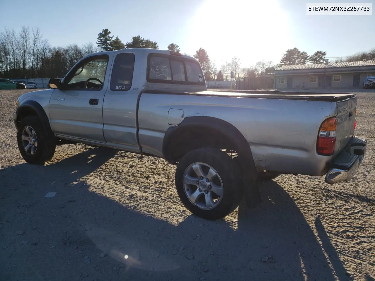 2003 Toyota Tacoma Xtracab VIN: 5TEWM72NX3Z267733 Lot: 81247114