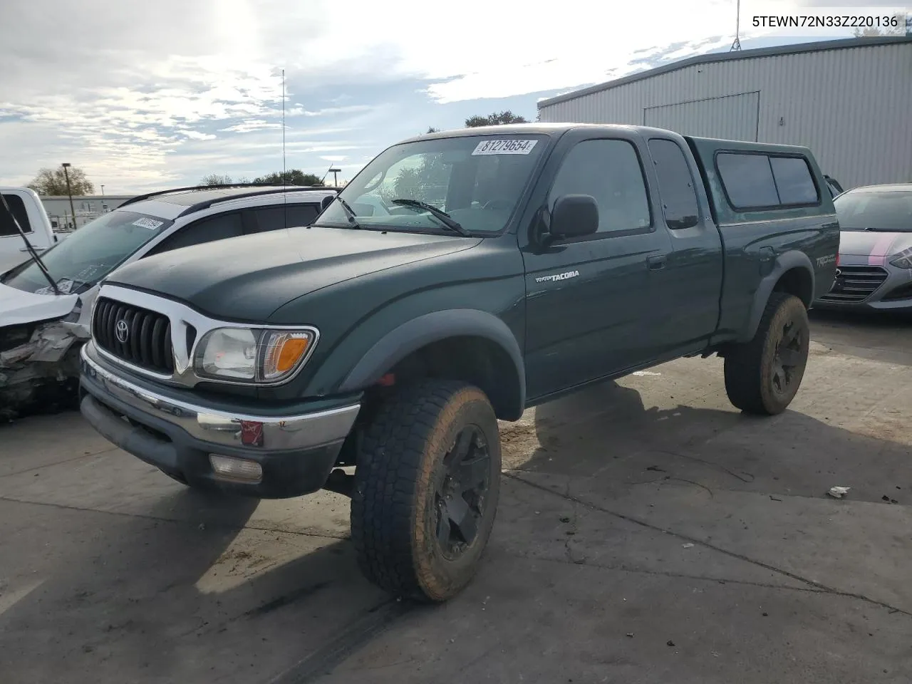 2003 Toyota Tacoma Xtracab VIN: 5TEWN72N33Z220136 Lot: 81279654