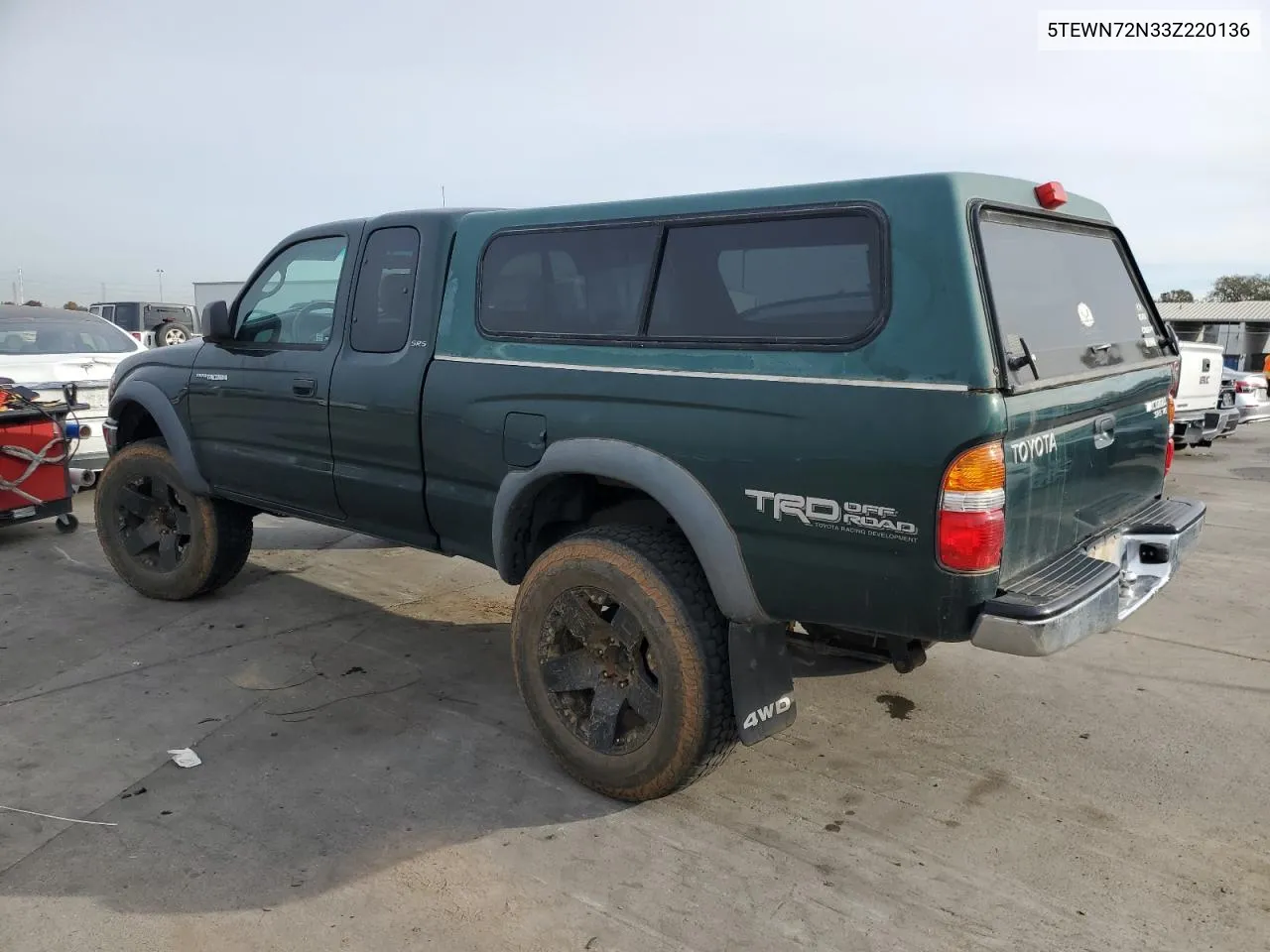 2003 Toyota Tacoma Xtracab VIN: 5TEWN72N33Z220136 Lot: 81279654