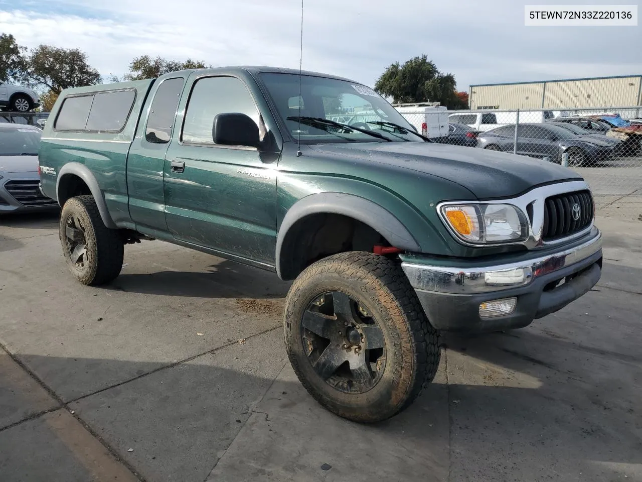 2003 Toyota Tacoma Xtracab VIN: 5TEWN72N33Z220136 Lot: 81279654