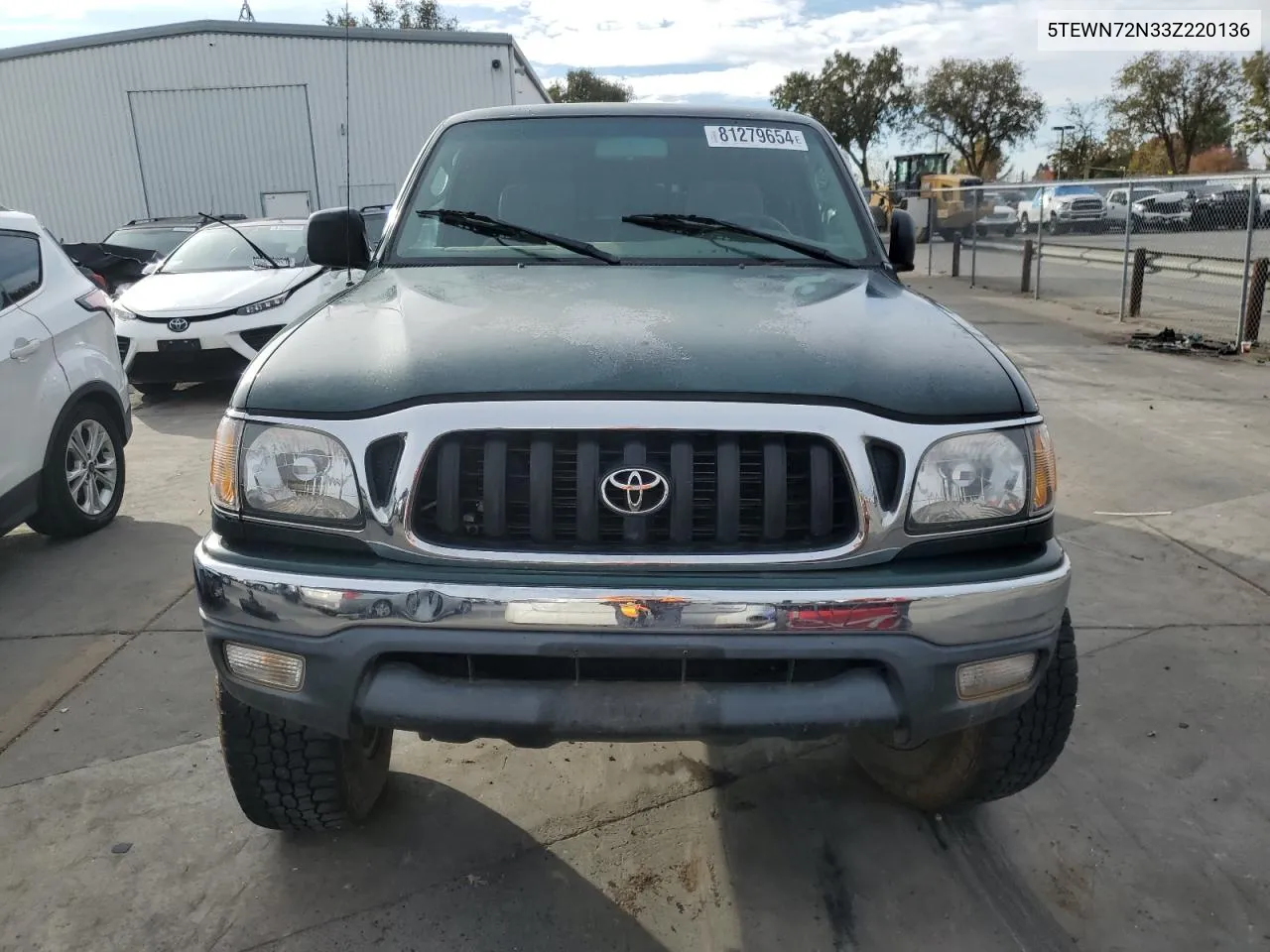 2003 Toyota Tacoma Xtracab VIN: 5TEWN72N33Z220136 Lot: 81279654