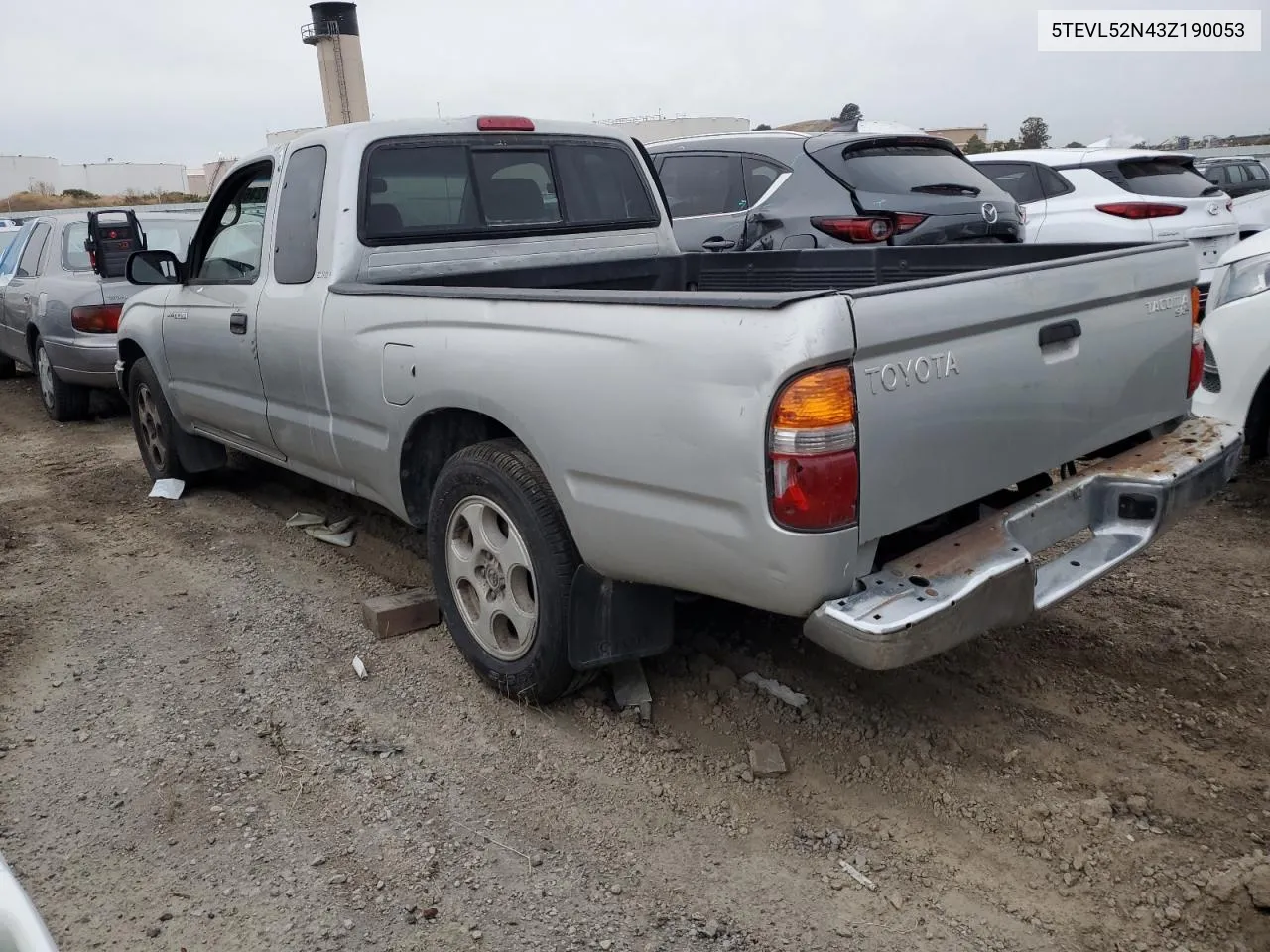 2003 Toyota Tacoma Xtracab VIN: 5TEVL52N43Z190053 Lot: 81723664