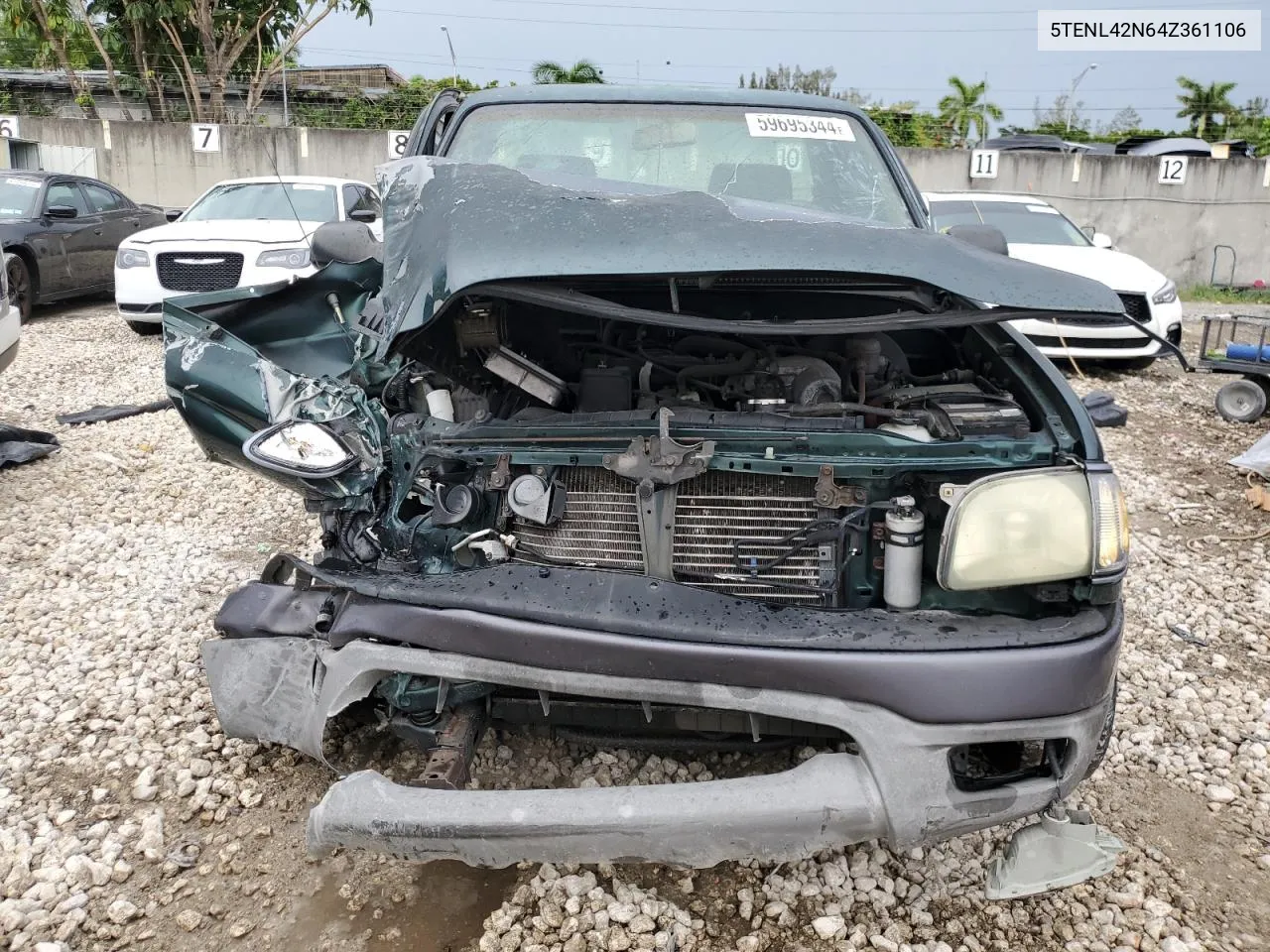 2004 Toyota Tacoma VIN: 5TENL42N64Z361106 Lot: 59695344