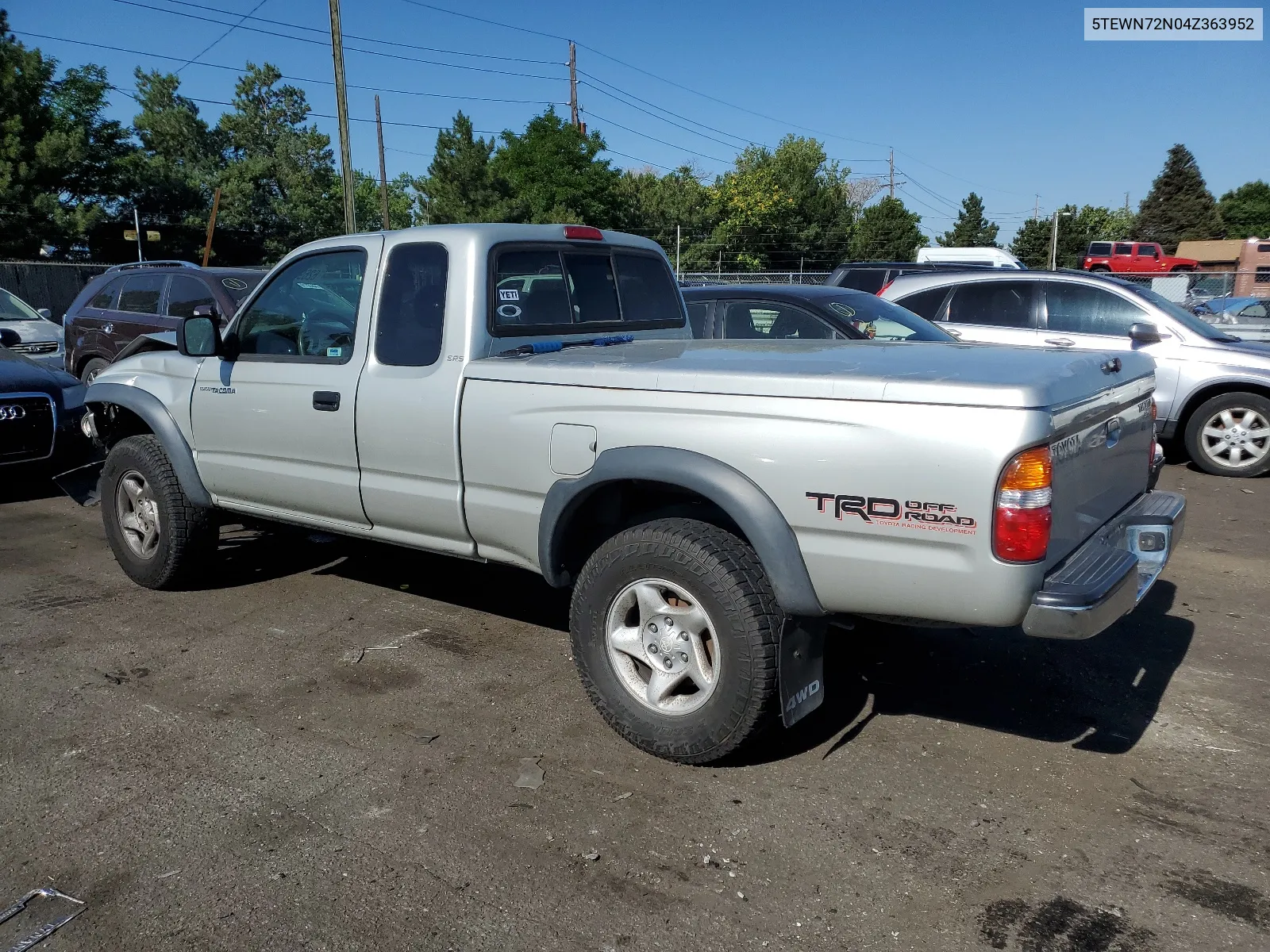 5TEWN72N04Z363952 2004 Toyota Tacoma Xtracab