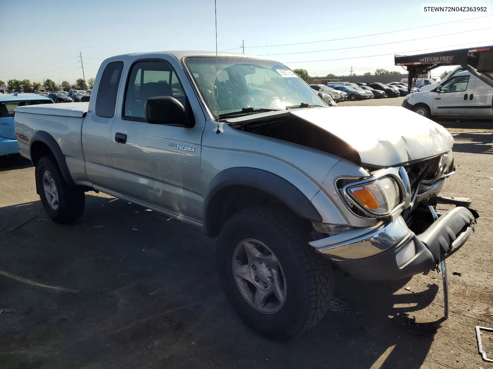 2004 Toyota Tacoma Xtracab VIN: 5TEWN72N04Z363952 Lot: 62697984