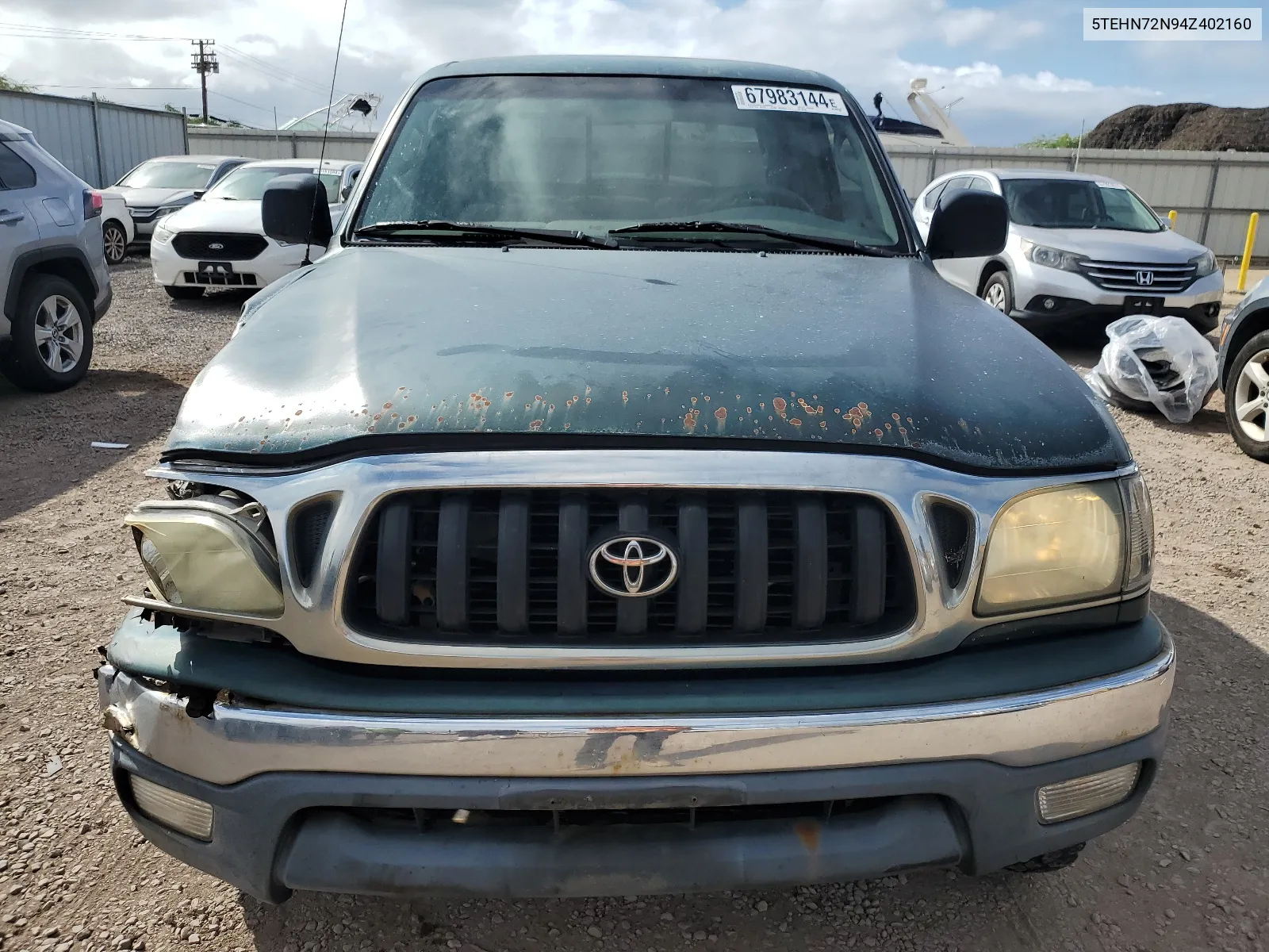 2004 Toyota Tacoma Double Cab VIN: 5TEHN72N94Z402160 Lot: 67983144