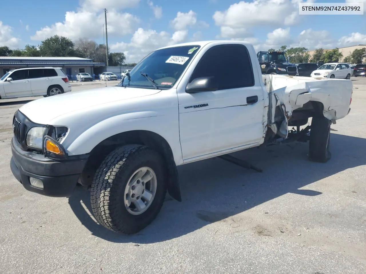 2004 Toyota Tacoma Prerunner VIN: 5TENM92N74Z437992 Lot: 69466724