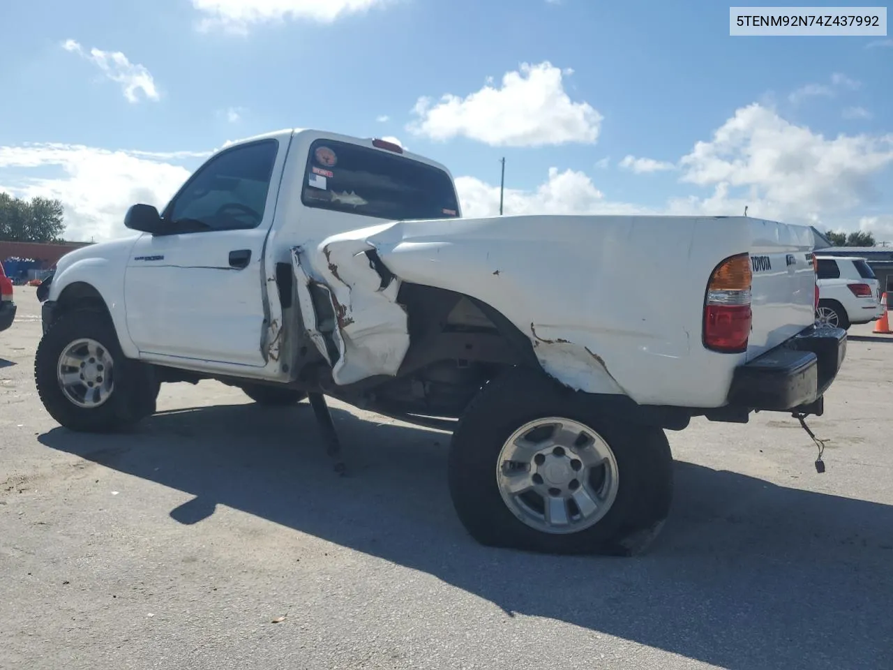 2004 Toyota Tacoma Prerunner VIN: 5TENM92N74Z437992 Lot: 69466724