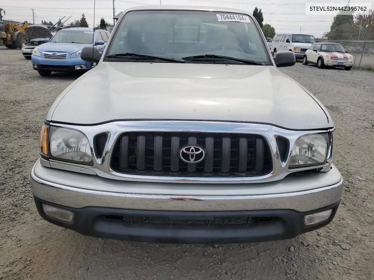 2004 Toyota Tacoma Xtracab VIN: 5TEVL52N44Z395762 Lot: 70444104