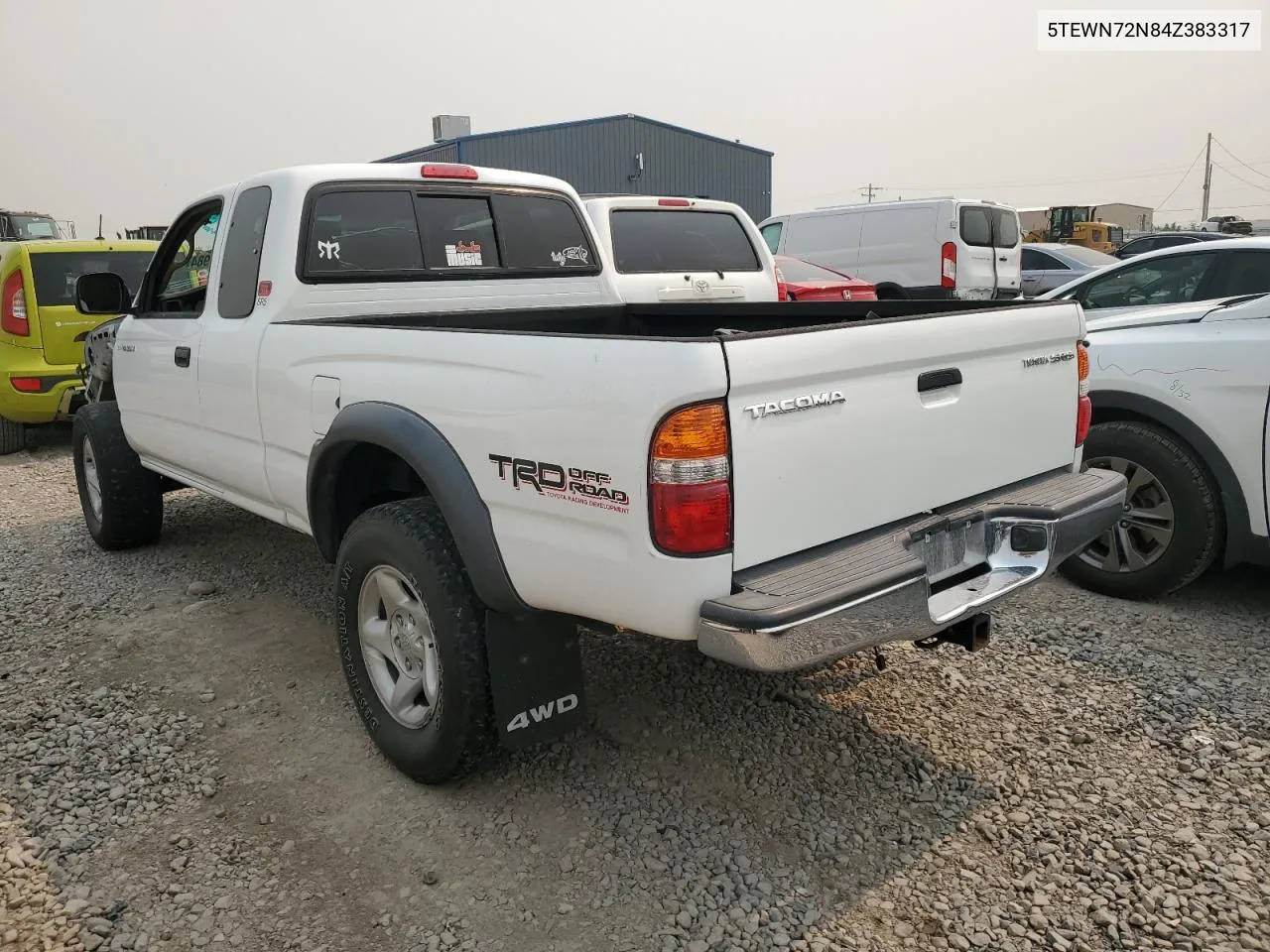 2004 Toyota Tacoma Xtracab VIN: 5TEWN72N84Z383317 Lot: 71250984