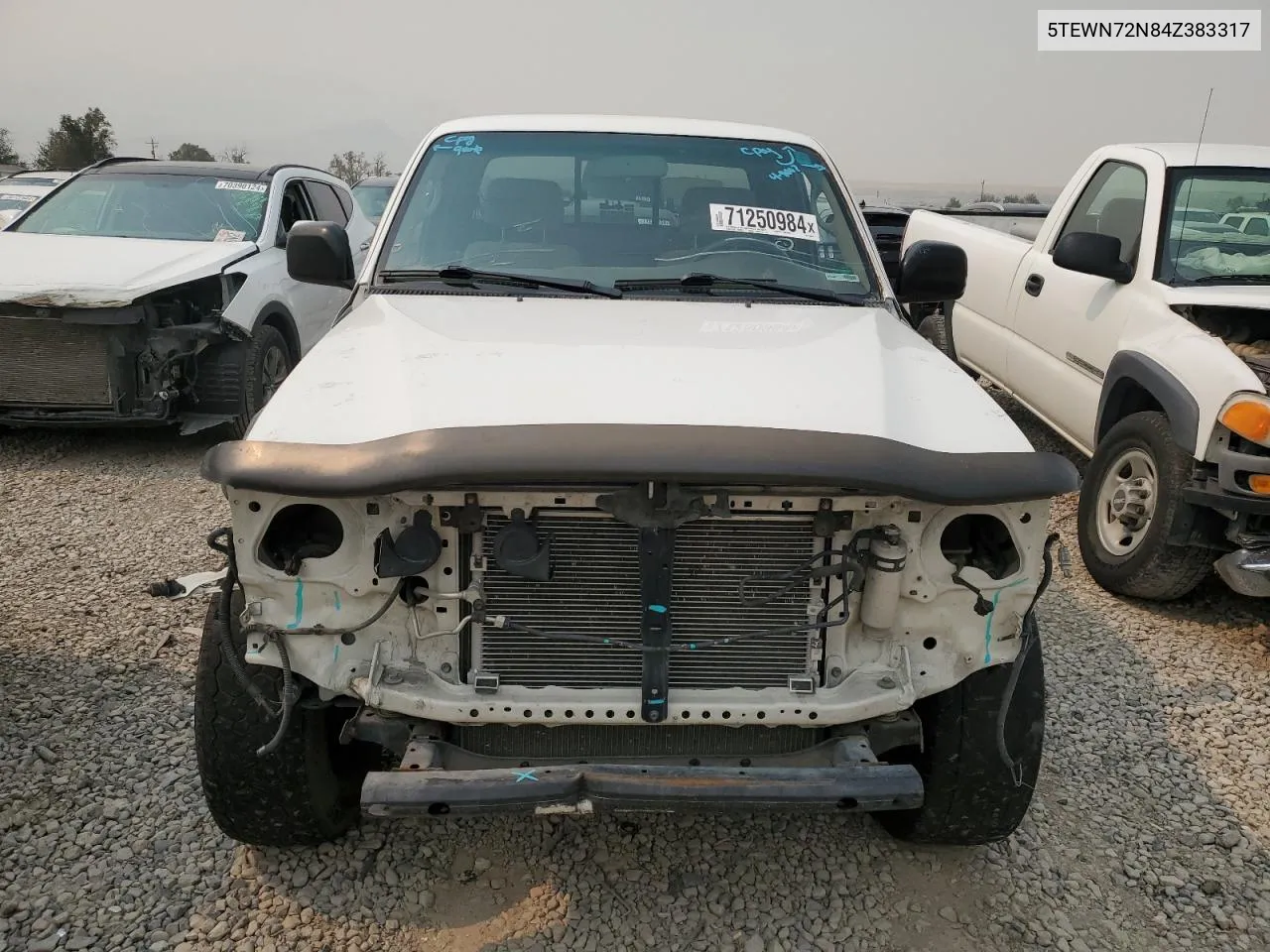 2004 Toyota Tacoma Xtracab VIN: 5TEWN72N84Z383317 Lot: 71250984